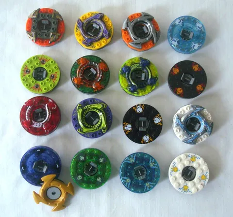 16 PC LOT Lego Ninjago Spinners - VARIETY Ninja All Genuine LEGO Snakes Skull