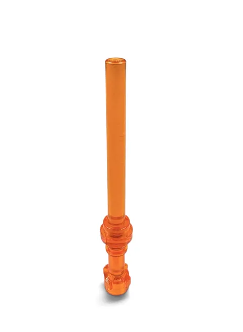 Official Lego Unreleased Color Monochrome Trans Orange Minifigure Lightsaber