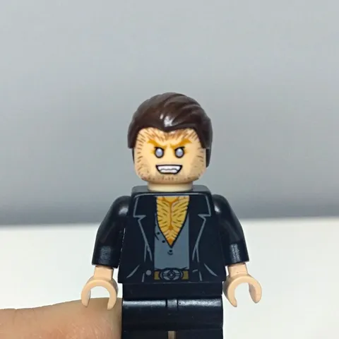 LEGO Fenrir Greyback Minifigure /w Double Sided Face Used Condition