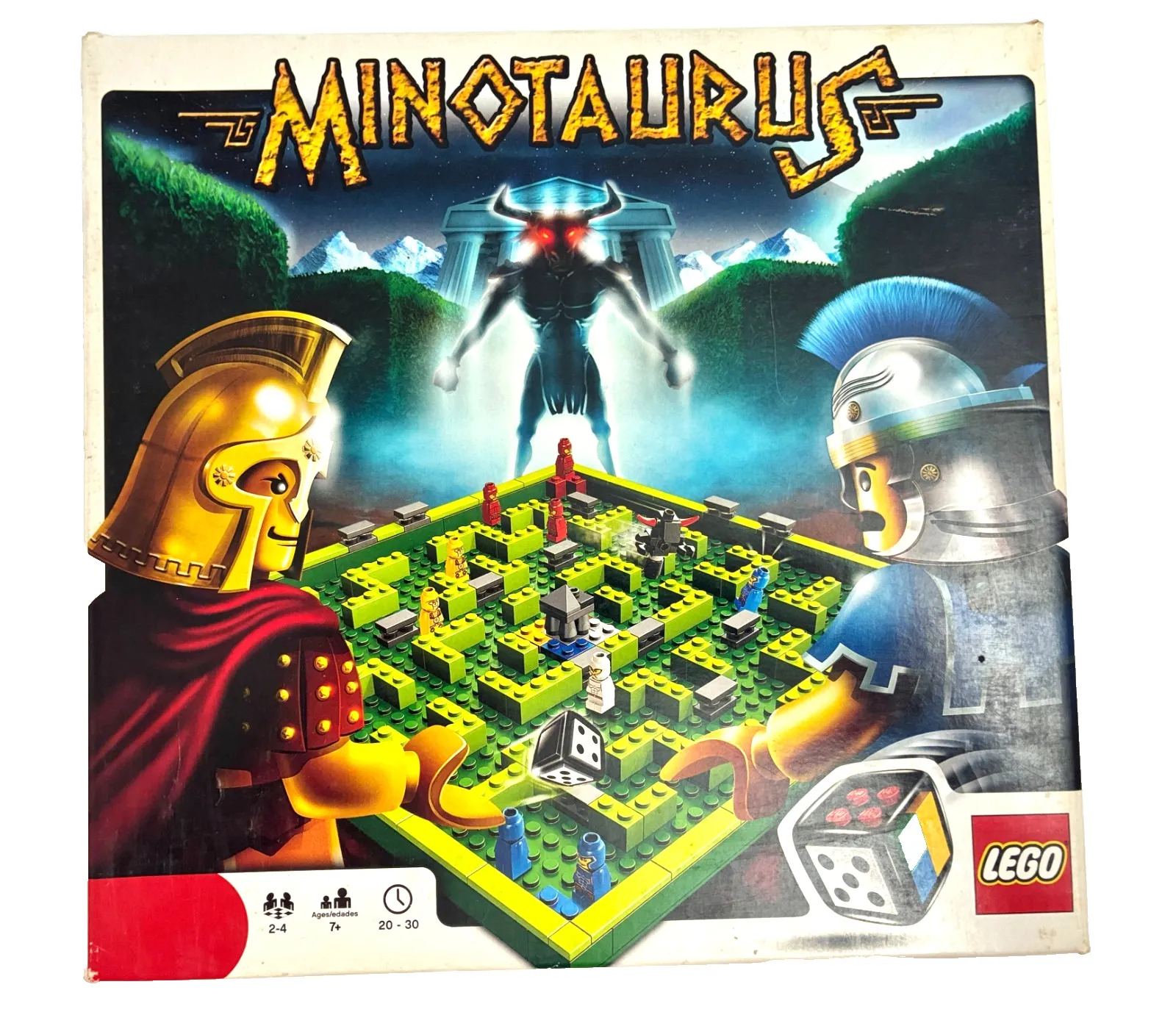 LEGO MINOTAURUS 3841 Buildable Board Game - Only Missing Wrench I26