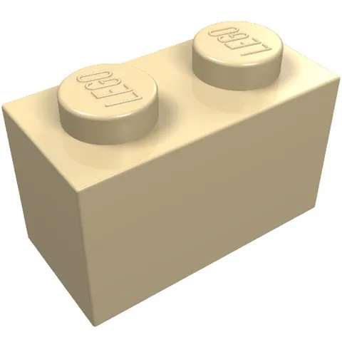 LEGO Part 3004 - Tan Brick 1 x 2