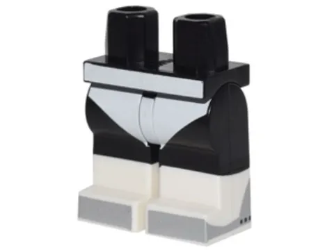 LEGO® Part 970c00pb0514 - Hips and Legs with White Leotard and Boots
