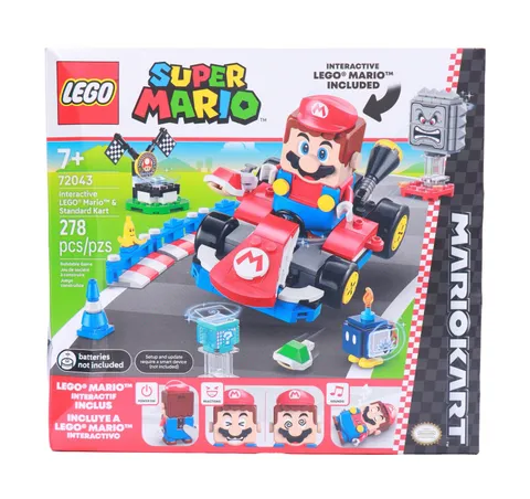 LEGO Super Mario: Mario Kart Interactive Mario & Standard Kart 72043