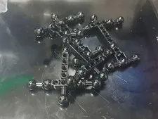 Lot of 7 Lego Hero Factory 90623 Body Torso Frame 9 Ball Joint Black 