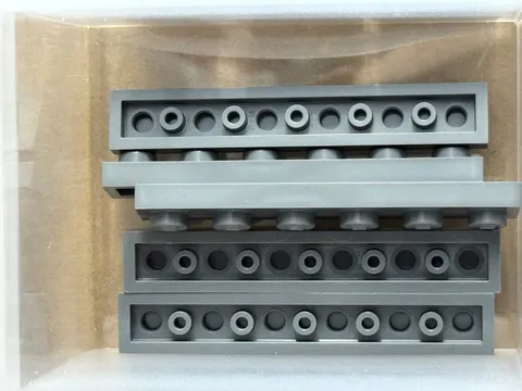 LEGO Parts - Dark Bluish Gray Plate 1 x 6 - No 3666 - QTY 5