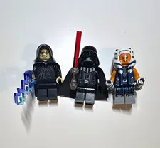 LEGO Star Wars Minifigures Lot of 3 Darth Vader Ahsoka Tano Palpatine