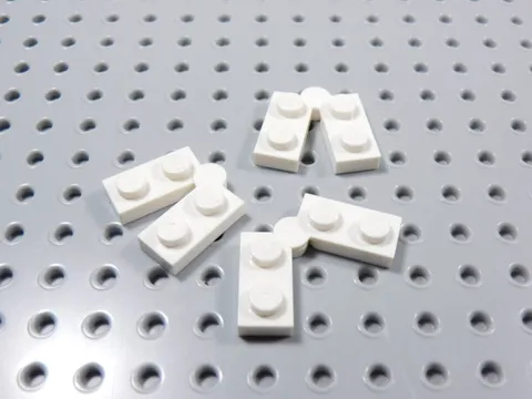 LEGO Lot of 3 White 1x4 Swivel Hinge Plates BP