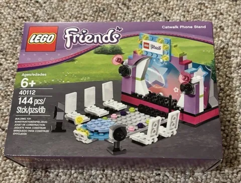 LEGO FRIENDS: Catwalk Phone Stand (40112), Rare And Retired, New Sealed
