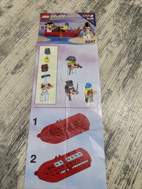 Lego Pirates Bounty Boat (6247) Instruction Booklet Only