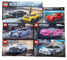 New Sealed! Lego LOT of 6 Speed Champions 75893 75890 76917 77241 76911 76908