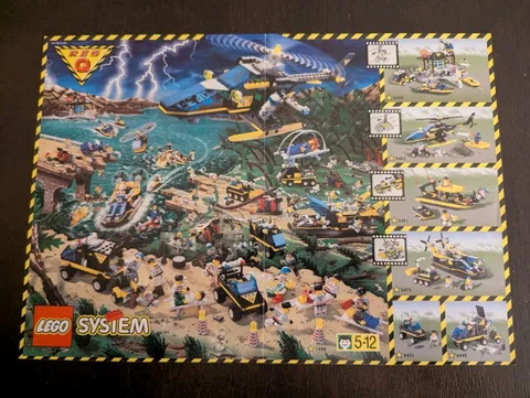 Vintage (1998) LEGO Product RES-Q Sets Poster - RARE