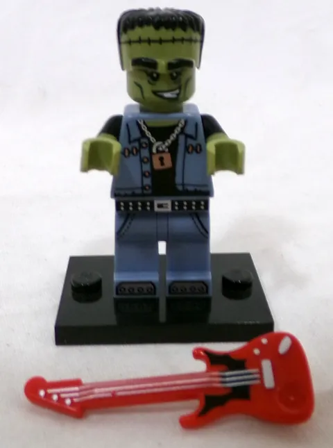 LEGO Minifigures 71010 Series 14 col14-12 Monster Rocker Minifigure Complete