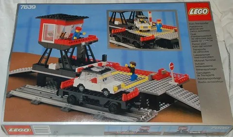LEGO Train 7839 Auto Transporter Complete with Instructions