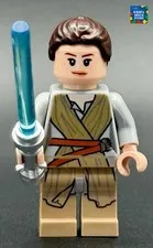 LEGO® Minifigure Star Wars sw0677 Rey Dark Tan Tied Robe