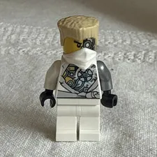 LEGO NINJAGO Zane (Techno Robe) - Rebooted, Battle Damage, njo0085 -  Minifigure