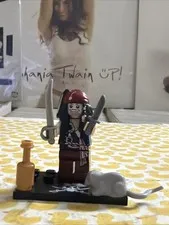 ZOMBIE SKELETON JACK SPARROW LEGO MINIFIG  pirates of the caribbean johnny depp