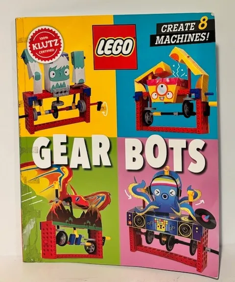 Lego Gear Bots 62 Elements Instruction Manual Book Kit Pack Of 1
