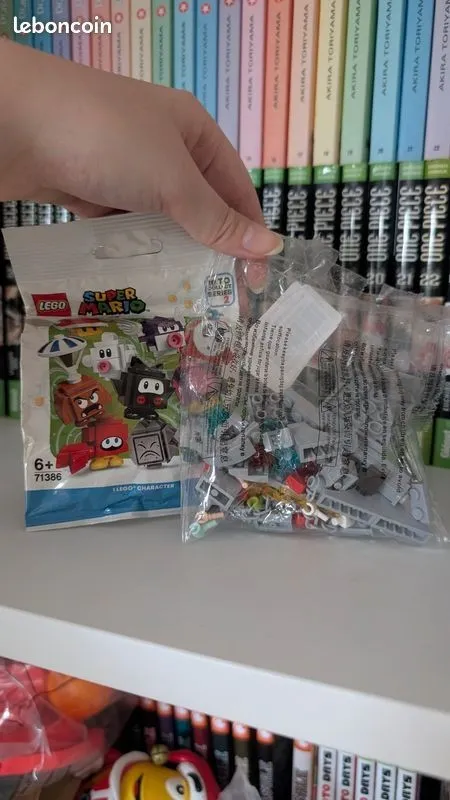 Lot pièces LEGO en vrac incomplet assortiment hasard jouets vintage