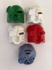 LEGO Bionicle Kanohi Akaku Masks mixed lot of 5