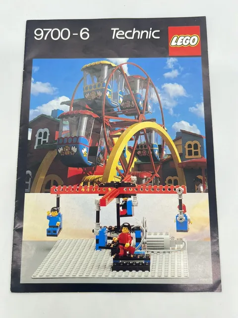 LEGO 9700-6 Technic INSTRUCTIONS ONLY 1987 Vintage