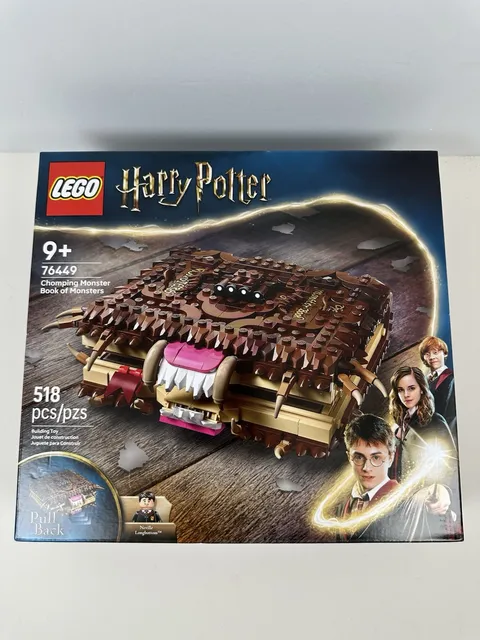 Lego Harry Potter 76449 Chomping Monster Book for Monsters 518 Piece NEW SEALED