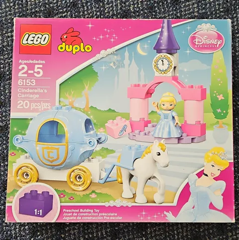 LEGO DUPLO Disney Princess 6153 Cinderella's Carriage 20pc Retired Ages 2-5
