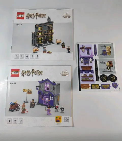LEGO Harry Potter Ollivanders & Madam Malkins 76439 Instruction Manual +Stickers