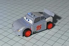 Lego Crs014 Lightning McQueen Sand Blue Disney Cars 2 10742 Speed Training