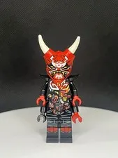 Lego Ninjago - Mr. E with Mask of Vengence - Oni Mask - Sons Of Garmadon