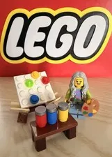 Lego Artist Minifigure With Art Accessories 