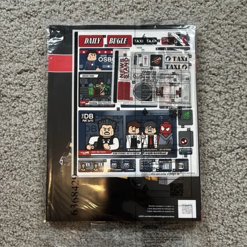 SEALED LEGO Daily Bugle 76178 - Sticker Sheet & Instructions