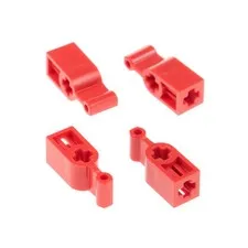 4x LEGO Technic Gear Shifter Lever Red Coupling Axle Hole 4160522 51149 6641