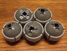 5x LEGO 3x3 Ball Turrets Cylinder Hemisphere 44358 44359 15 Pieces 4482 AT-TE