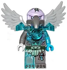 LEGO® Minifigure LEGENDS OF CHIMA loc088 Vornon Trans-Light Blue Heavy Armor