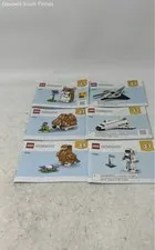 Lot Of 6 Pcs Lego Creator 3-In-1 Building & Block Instruction Manuals Booklets