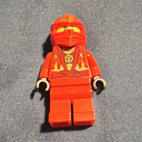 LEGO Minifigure Red Ninja Figure Plastic Character Minifigures Age 5+