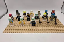 LEGO Lot of 15 Vintage Space Minifigures Ice Planet mixed Incomplete Authentic