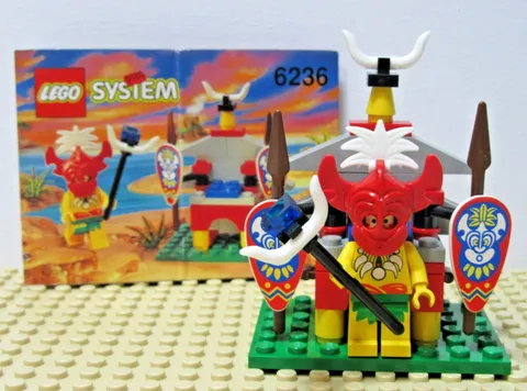 Lego 6236 King Kahuka Islanders Set 100% Complete With Manual