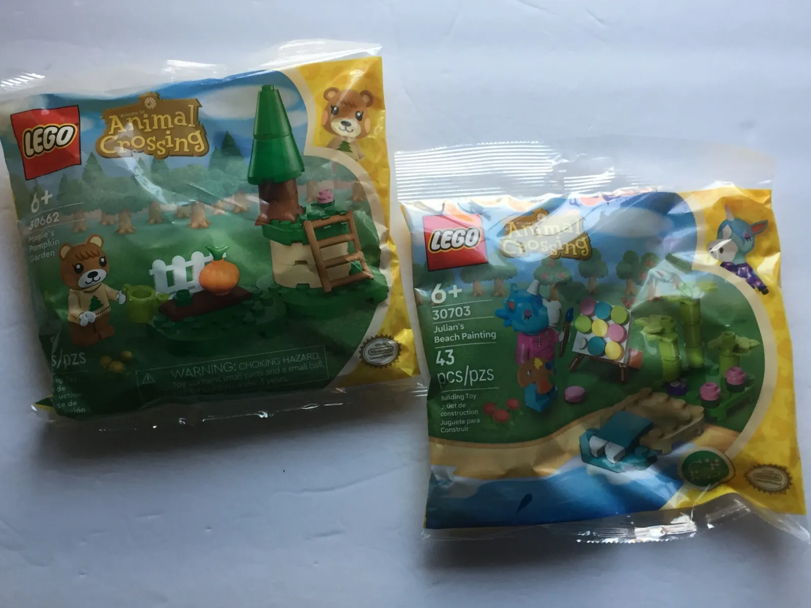 New Lego Animal Crossing Polybag Set #30662 & #30703