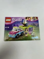 Lego 41116 Olivias Exploration Car Friends Instruction Manual Booklet ONLY