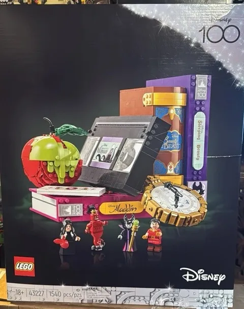 New, Retired & Sealed LEGO Disney Villain Icons (Set No. 43227)