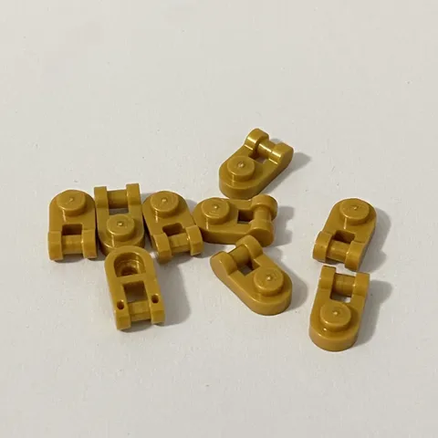 Lego 26047 Gold Replacement Parts Pieces Lot of 9