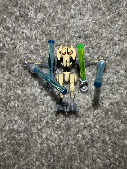 REAL LEGO Star Wars General Grievous Minifigure sw0254 From Set 8095 Tan