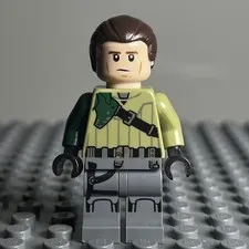 Lego Minifigure Star Wars sw0602 Kanan Jarrus - Dark Brown Hair and Eyebrows 2V