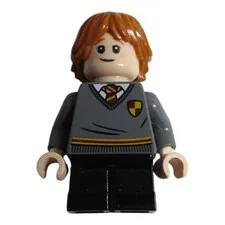 LEGO Harry Potter Ron Weasley Minifigure hp185 Gryffindor Sweater