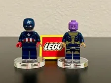 LEGO Marvel 2021 Avengers Captain America & Thanos Retired/Excellent Condition