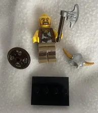 Lego Viking Minifigure Collectible Series 4 CMF Complete w/ Shield & Axe