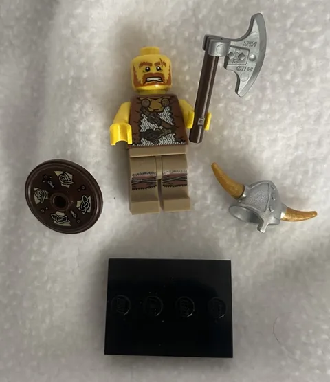Lego Viking Minifigure Collectible Series 4 CMF Complete w/ Shield & Axe