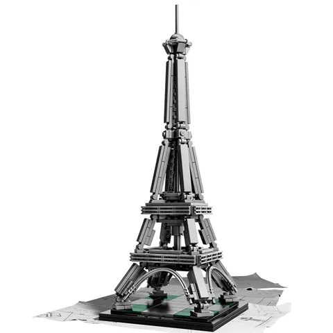Lego Architecture The Eiffel Tower Complete Set (21019) Used, no box