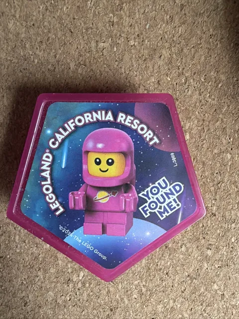 Legoland California Pink Space Baby Pop Badge 2024